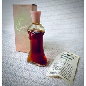 ADORABLE VINTAGE AVON SOMEWHERE PERFUME OIL FOR THE BATH .5 OZ - GREAT CONDITION